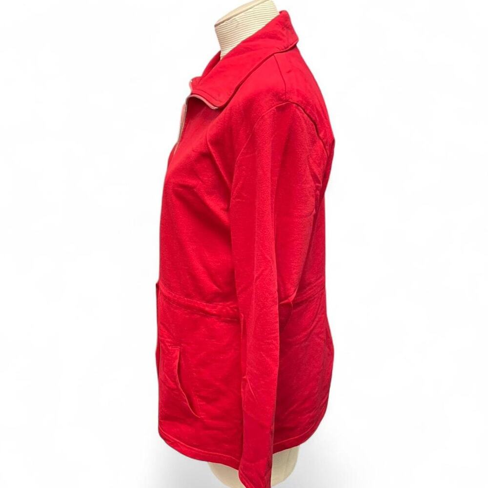 Red zip up jacket - Picture 2 of 4